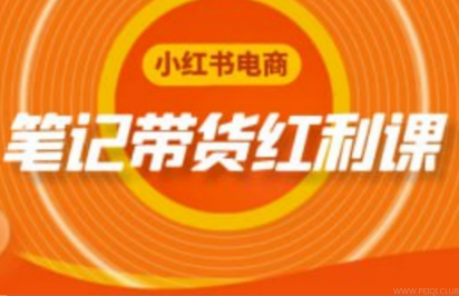 小红书电商笔记带货红利课