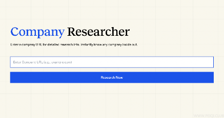 Company Researcher - AI 驱动的企业信息检索工具